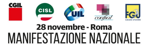 manifestazione 28 novembre