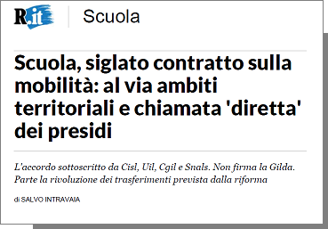 Articolo di Repubblica