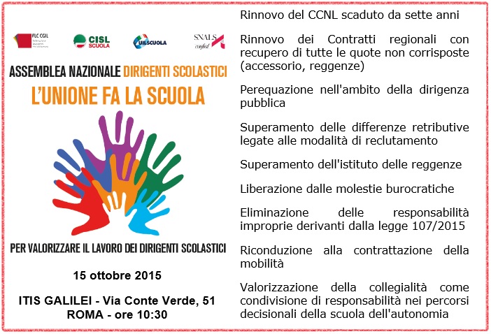 assemblea dirigenti scolastici